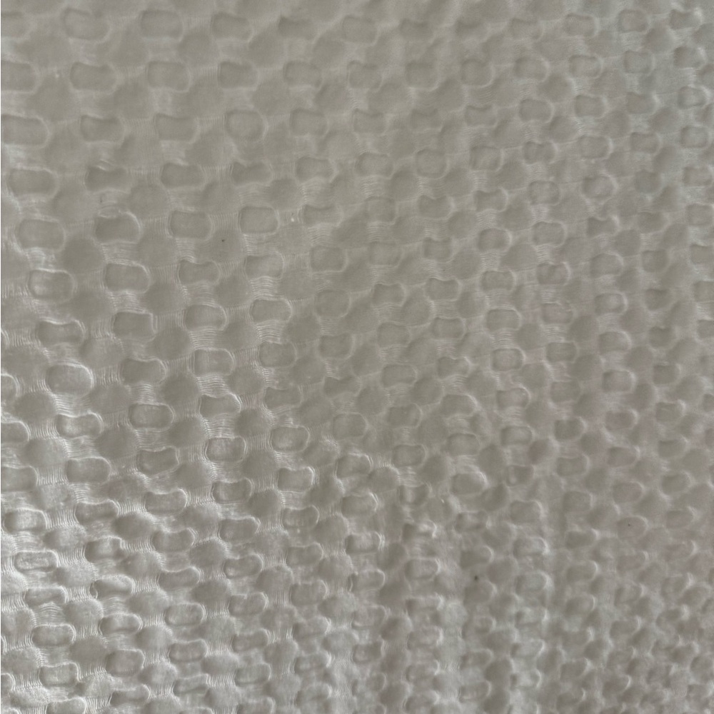 White Textured Fabric - Picture 4 of 5